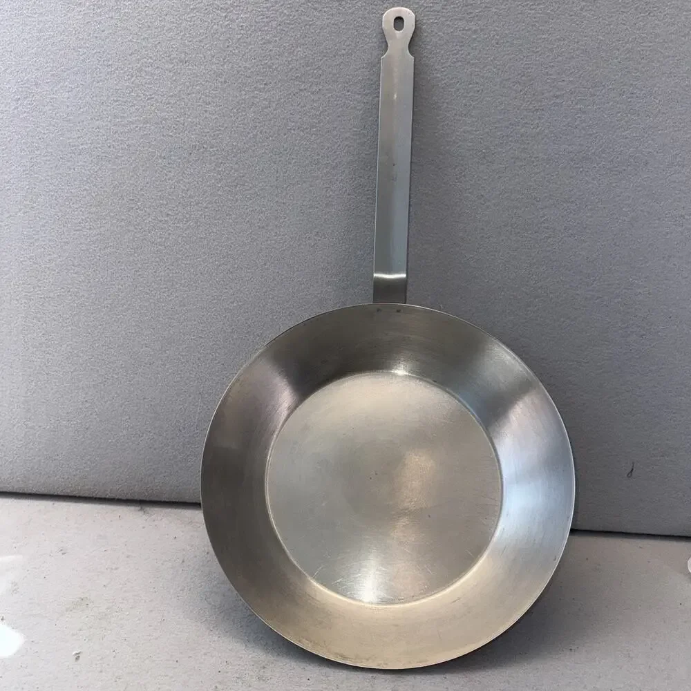 Vintage EKCO Ekcoware Copper Bottom Stainless Steel Frying Pan Skillet USA